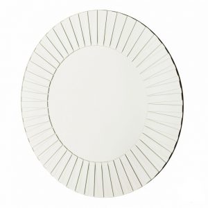 Alexandra Round Mirror With Mirrored Frame