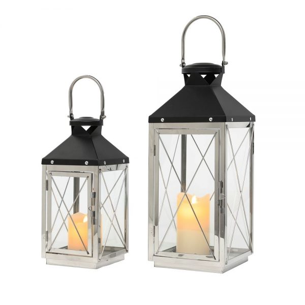 Nova lanterns chrome and grey