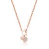 Romi Rose Gold Popcorn Chain Necklace