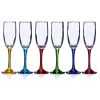 Rainbow Party Prosecco Flute Set of 6