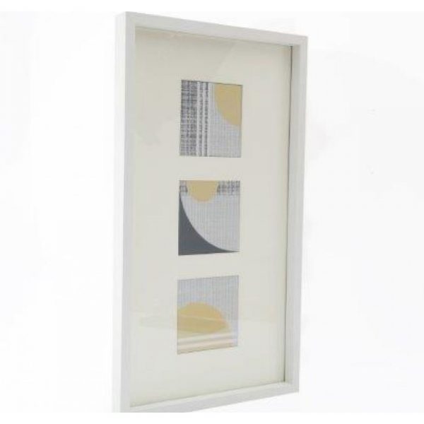 Triple Abstract Frame 45x25cm