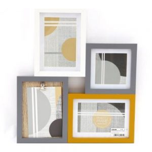 4 Piece Abstract Frame 35x40cm