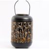 Natural Interiors Bamboo Cut Out Lantern 19x13cm