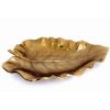 Gold Leaf Decorative Metal Bowl