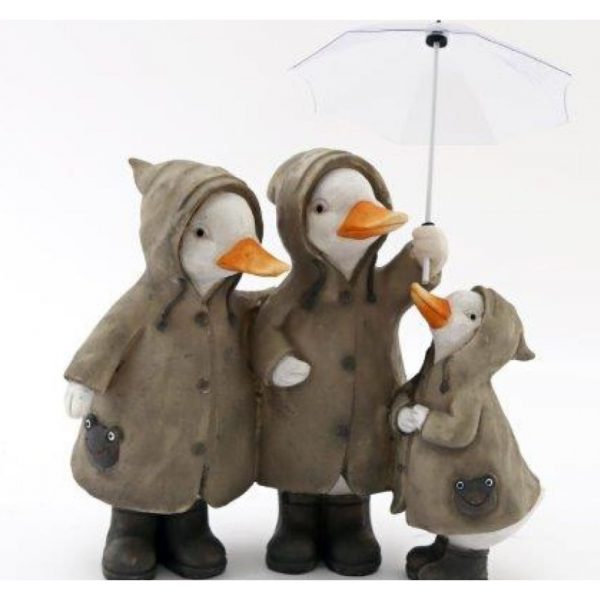 Standing Duck Family 21cm