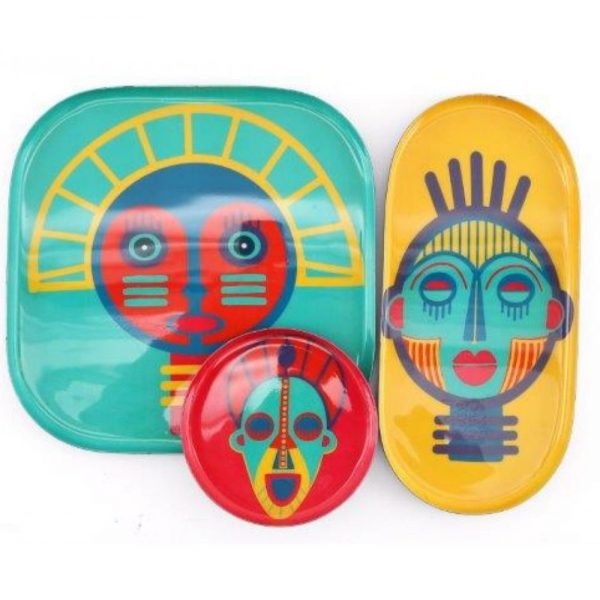 Set of 3 Mask Trays