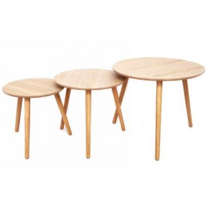 Set of 3 Round Nest Of Tables