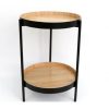 2 Tier Black Table