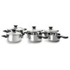 Ibili Optima Stainless Steel 6 Piece Saucepan Set