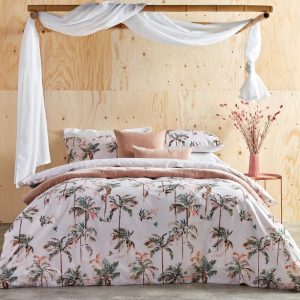 Take Me To The Beach Blush Duvet Set