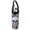 Skulls & Roses Reusable Glass Water Bottle