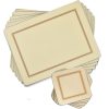 Classic Cream Placemats and Coasters Set