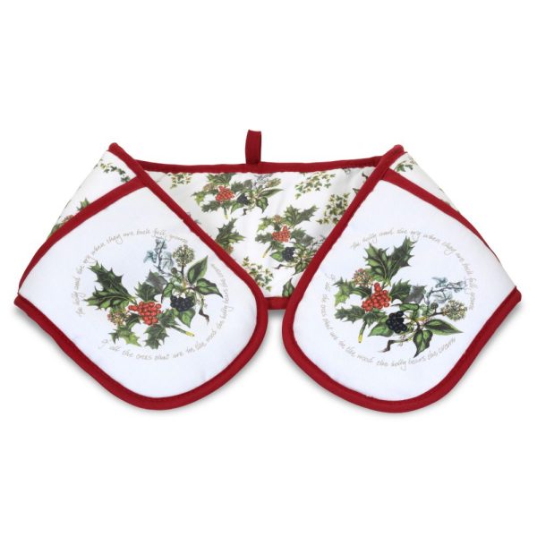 The Holly and Ivy Double Oven Glove