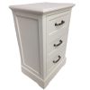 Leticia 3 Drawer Locker Cream