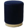 Emily Navy Round Stool