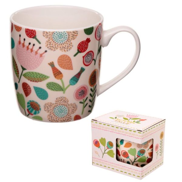 Autumn Floral New Bone China Mug