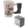 Wellington Shaped Handle Ceramic Mug