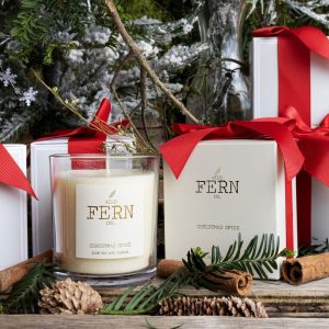 Wild Fern Christmas Spice Candle Jar