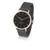 Romi Watch Black Face Black Mesh Strap