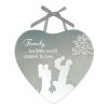 Reflections Of The Heart Family Plaque