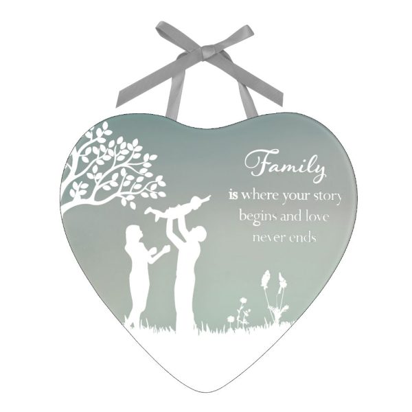 Reflections Of The Heart Family Plaque