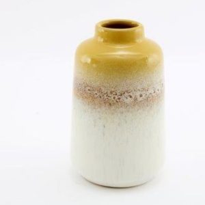 Abstract Two Tone Porcelain Vase