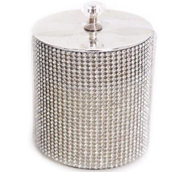 Diamonte Candle with Lid
