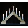 7 Light LED Wooden Candlebridge
