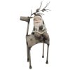 Santa on Reindeer 46x30x92cm