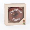 Doughnut Socks Brown