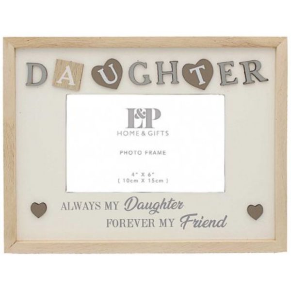 Sentiments Wooden Frame Daughter