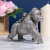 Silver Gorilla with Baby