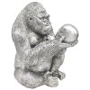 Silver Art Gorilla Thinker