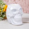 Oil Warmer Skull White