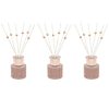 Set of 3 50ml Rose Gold Diamante Diffuser