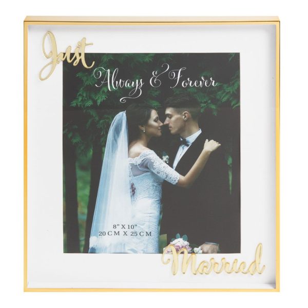 Always and Forever Photo Frame Just Married 8x10