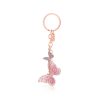 Pink Butterfly Keyring