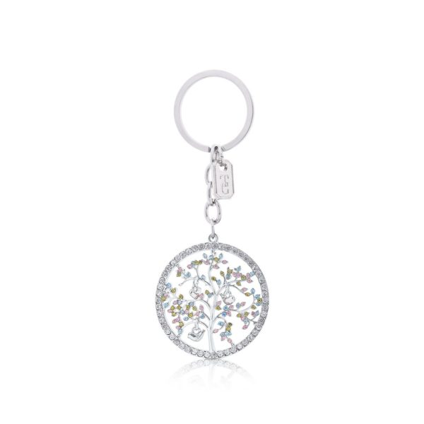 Silver Tree Of Life Keyring