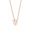 Romi Rose Gold Heart Necklace