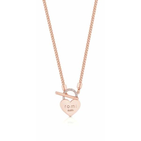 Romi Rose Gold Heart Necklace