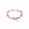 Romi Rose Gold Circle Bar Heavy Bracelet