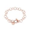 Romi Rose Gold Circle Bar Light Bracelet