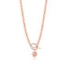 Romi Rose Gold Chain Bar Necklace