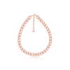 Romi Rose Gold Heavy Curb Chain Necklace