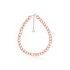 Romi Rose Gold Heavy Curb Chain Necklace