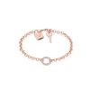 Romi Rose Gold Padlock and Key Bracelet