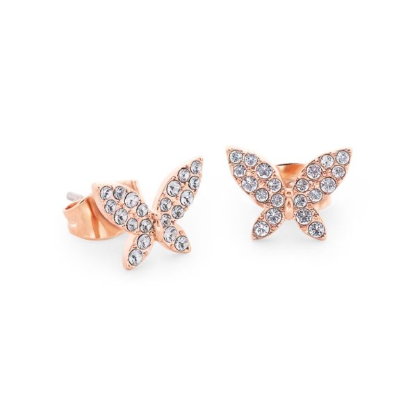 Tipperary Crystal Butterfly Stud Earrings