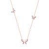 Tipperary Crystal Butterfly Necklace Rose Gold