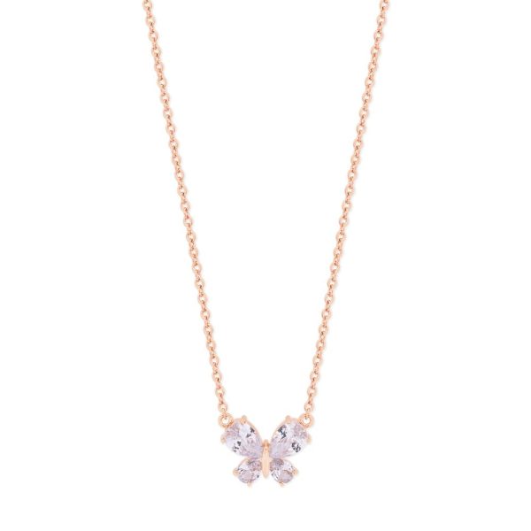 Butterfly Clear Diamond Pendant