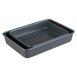 Denby Qantanium Non-Stick Roasting Trays Set of 2